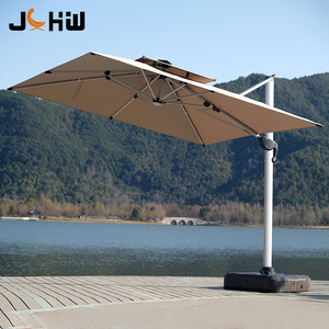 Paraguas de jardín solar LED con carga USB de diseño moderno, precio de fábrica, colorido para restaurante al aire libre, playa, natación, uso en Hotel - Product Image 2