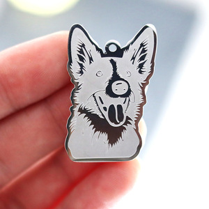 สร้อยคอสุนัขน่ารัก qiandi <span class=keywords><strong>keeshond</strong></span> เครื่องประดับการ์ตูนผู้หญิงจี้สัตว์อุปกรณ์ DIY - Product Image 2