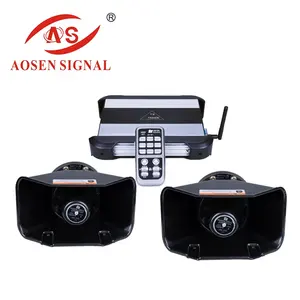 AS-T9 MP3 Aoto-汽车摩托车安全报警系统，带喇叭和警报器扬声器，批发