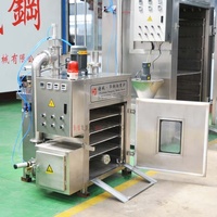 Fumoir industriel à froid pour saumon, machine pour saucisses, jambon et poissons