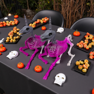 Halloween <b>Animal</b> Skeleton Decoration Props Crow Mouse Scorpion Skeleton Set Artificial <b>Plastic</b> - Product Image 2