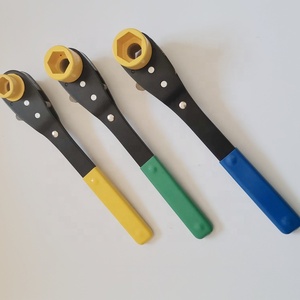 <span class=keywords><strong>Llave</strong></span> de carraca de liniero de extremo de enchufe cuadrado <span class=keywords><strong>doble</strong></span> 7/8 pulgadas x 3/4 pulgadas Longitud total 13 pulgadas - Product Image 2