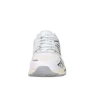 Zapatillas de running para hombre Gel-Kayano 20 con cordones, parte superior de malla transpirable, patrón geométrico, color blanco, talla 42, estilo para caminar
