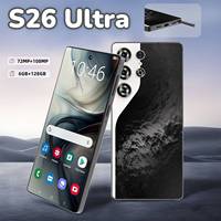 Smartphone S26 Ultra 5G avec appareil photo arrière 108MP et appareil photo frontal 72MP, écran HD, processeur Octa Core, compatible CDMA et LTE