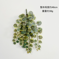 Offre Spéciale : Plantes Vertes Artificielles Suspendues, Feuilles d'Eucalyptus, Décoration Murale et de Plafond, Feuilles de Monnaie