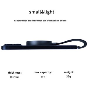 Itgz từ 10Gbps Type-C <span class=keywords><strong>USB</strong></span> 3.1 SSD bao vây nhôm trường hợp đối với <span class=keywords><strong>iPhone</strong></span> 15 Pro Max bên ngoài điện thoại di động ổ cứng - Product Image 4