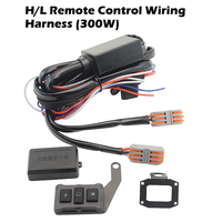 Faisceau de câblage de télécommande pour phare auxiliaire LED de voiture/moto, interrupteur de passage du faisceau bas au faisceau haut, clignotant stroboscopique