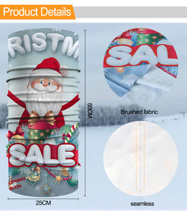 Bandana sans couture avec logo imprimé personnalisé Foulard multifonctionnel Cache-cou sans couture - Product Image 2