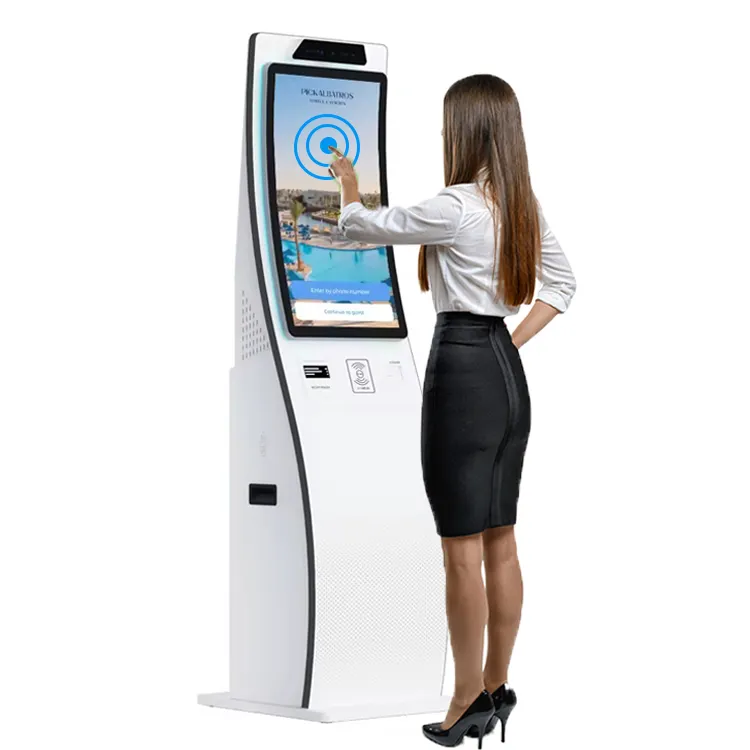 23.6" order kiosk touch screen POS system self pay machine self service payment order kiosk for McDonald's/KFC / restaurant