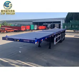 Nuovissimo 2/3 Aelxs 20FT 40ft Container a letto piatto telaio camion rimorchi semirimorchi a pianale per la vendita