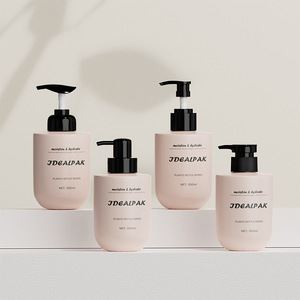 Flacon pompe pour lotion corporelle, gel douche, shampoing personnalisable de qualité supérieure, 350 ml, HDPE/LDPE, IEK-2244 AlcoPT - Product Image 3