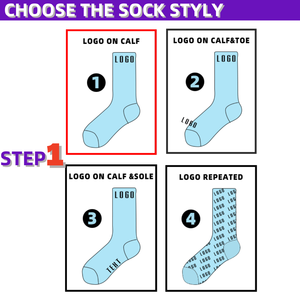Atacado Personalizado Designer Tripulação Meias Bordado Logotipo Alta Qualidade De Malha Personalizado OEM Meias Impressão Digital Homens Meias - Product Image 4