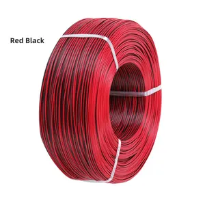 Insulation Flat Ribbon White Wire Cable Tinned Copper 2468 18-28awg 2 Cores PVC OZ Stranded Wires Insulated Wire Rohs PVC XLP