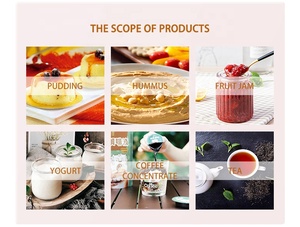 Machine automatique de remplissage et de scellage à 4 lignes à grande vitesse: convient aux sauces, condiments, lait, yaourt, avec capsulage automatique du couvercle - Product Image 2