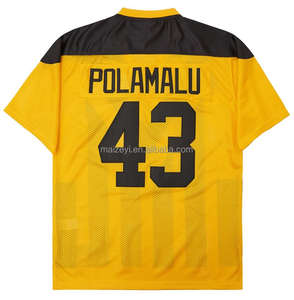 Meilleure qualité #12 Terry Bradshaw #43 Troy Polamalu #36 Jerome Bettis #86 Hines Ward Gold 1994 Throwback Maillot de football américain - Product Image 5