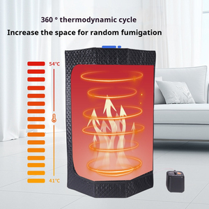 Heiße Indoor-Dampfbäder Ganzkörper-Sauna zelt groß 4,2 l Kit tragbare Outdoor-Großgeräte Bad Bad Haus für zu Hause - Product Image 2