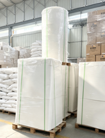 Rouleau de papier enduit de PE 220 g/m² fiable et imperméable, personnalisable, pour seaux à popcorn, contenants alimentaires et gobelets en papier durables