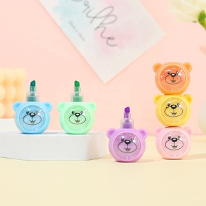 <span class=keywords><strong>Mini</strong></span> surligneur promotionnel, stylo surligneur panda mignon, <span class=keywords><strong>pastel</strong></span>, néon, stylo marqueur multicolore avec surligneur - Product Image 4