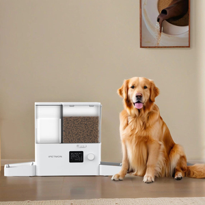 CITICITY Comedero Automático Todo en Uno para Mascotas, Bebedero Inteligente para Gatos con 2 Tazones para Perros Pequeños, Material de Acero Duradero - Product Image 1