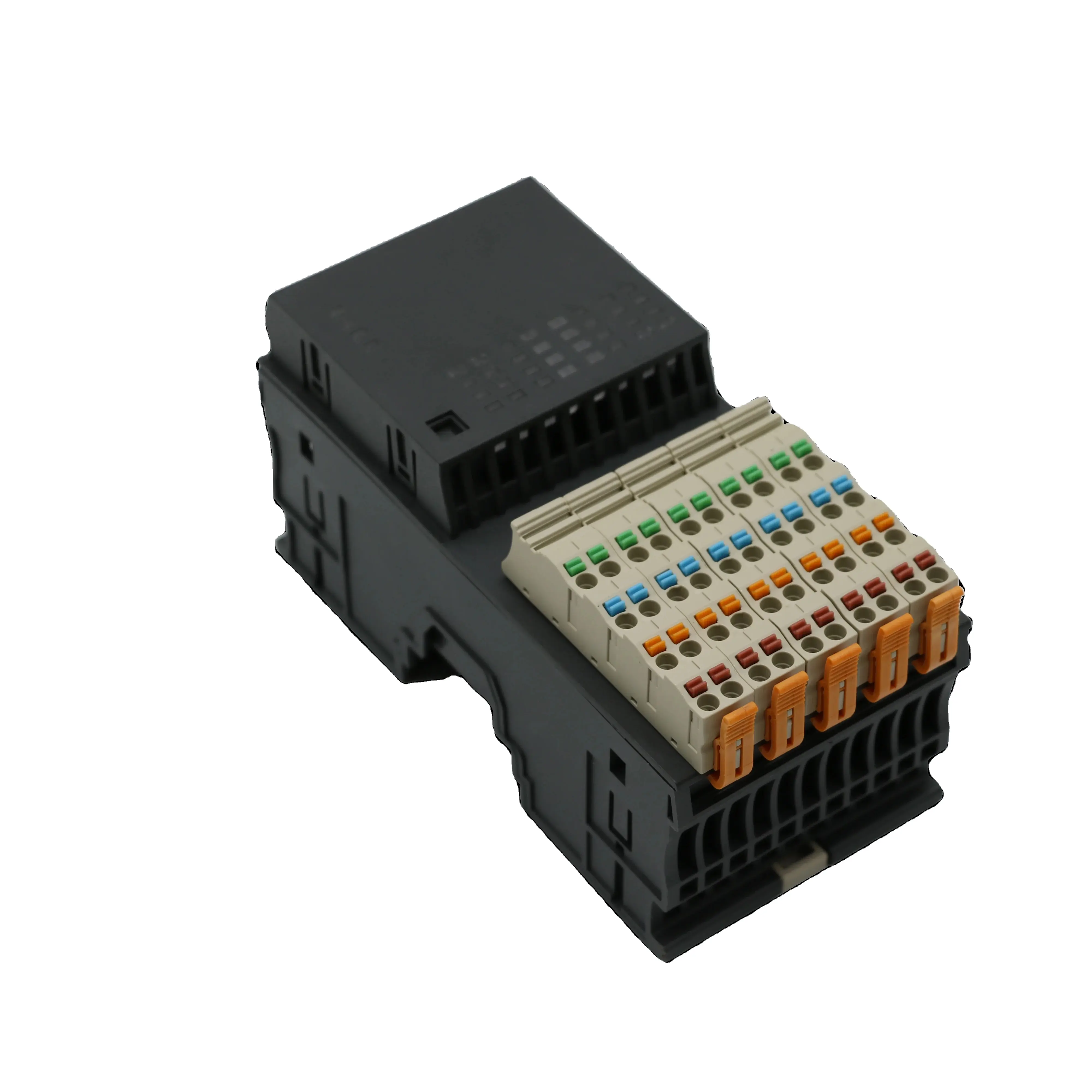 Sanhe SH818 PA66 electrical housing din rail box enclosure for PCB mounting din enclosure