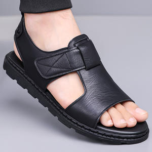 Sandalias de Plataforma para Hombre, para Uso Casual de Verano, Transpirables, con Suela Suave, Modernas, con Soporte de Arco, Hechas de Cuero - Product Image 5