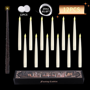 Bougies LED sans flamme à piles AAA, multicolores, avec télécommande, pour décoration de jardin et de fêtes en extérieur, OEM - Product Image 5