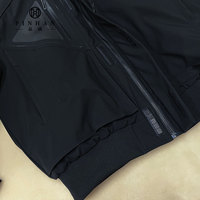 Manteau en duvet conçu pour hommes en plein air veste bouffante extérieure de haute technologie manteau bouffant de placement de poche à fermeture éclair stratégique avec lumière LED