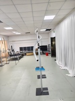 Kit de support de toile de fond réglable en aluminium ESI pour mariage, fête, salon professionnel, scène, photographie