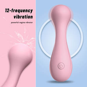 Mini vibración de silicona con revestimiento completo AV Stick Fun <span class=keywords><strong>Vibrador</strong></span> de masturbación femenina para hombres y mujeres Juguetes sexuales para adultos - Product Image 1