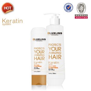 Traitement à la kératine en marque propre Luxliss Huile capillaire réparatrice Traitement à la kératine pour cheveux Lissage brésilien Nano Kerain - Product Image 3