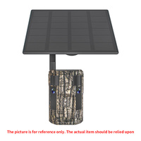 Caméra de surveillance solaire Goobsafe H72 4G, 6MP, double objectif, double PIR, batterie 10400mAh, panneau solaire 5W, vision nocturne, audio bidirectionnel, IP66