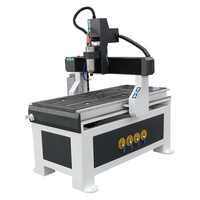 Petit routeur de menuiserie CNC 6012 Machine avec table de travail sous vide 4x3 mini routeur CNC machines