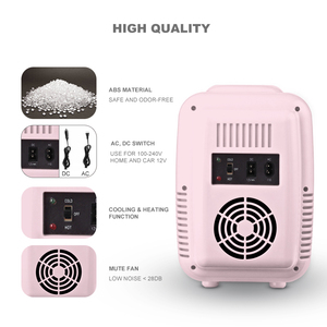 Customize Color 12V Retro Design 4L 6 Cans Cooler Warmer <strong>Mini</strong> Portable Outdoor Auto Thermoelectric Cosmetic <strong>Fridge</strong> for <strong>Car</strong> Home - Product Image 4