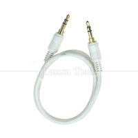 Cable de Extensión de Audio Estéreo de Alta Calidad, Chapado en Oro y Plata, PVC, Macho a Macho, 3.5mm TRS, 3 Polos, para Altavoces y Micrófonos