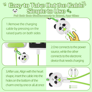 สายชาร์จเร็ว 60W ลายแพนด้าจีนน่ารัก สายคล้องข้อมือ พกพาสะดวก สำหรับแล็ปท็อป โทรศัพท์มือถือ สายชาร์จเร็วแบบ Type C สำหรับการเดินทาง - Product Image 6