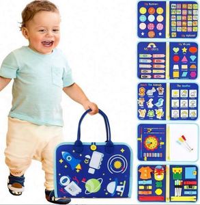 Juguete Sensorial de Fieltro, Tablero de Actividades Montessori, Libro de Actividades para Niños Pequeños, para la Educación Temprana - Product Image 2