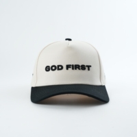 Casquette de baseball structurée personnalisée de haute qualité, 6 panneaux, en sergé de coton, brodée, avec logo personnalisé