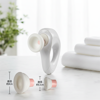 Masseur corporel souple portatif à pétrissage avec 2 têtes en silicone interchangeables, outil de massage électrique avec contrôle de la minuterie pour le cou et les épaules