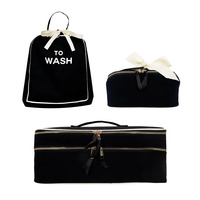 Ensemble de huit sacs de rangement de voyage de luxe personnalisés de haute qualité pour voyages d'affaires, grande capacité, cubes de rangement multi-usages