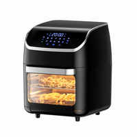 Friteuse électrique à usage domestique en gros 12L 14L 18L 20L Four avec friteuse à air numérique domestique Four