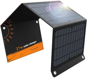 21W 28W 40W لوحة شمسية قابلة للطي شاحن الطاقة المحمولة شاحن الطاقة الشمسية لوحات شمسية مرنة ل هاتف محمول