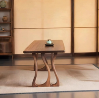 Bureau d'écriture de luxe haut de gamme en bois massif pour immeuble de bureaux - Design exécutif moderne