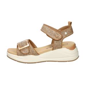 Carmela Women's Wedge Sandal Leather 38 5 Cm Heel Platform Style - Product Image 1