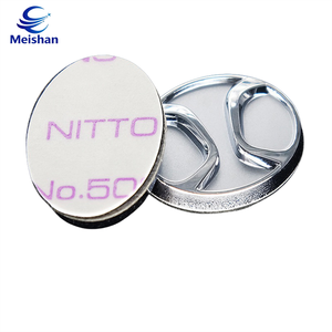 Autocollants de volant personnalisés Meishan, logo en électroformage, emblèmes en métal nickelé électriques avec adhésif - Product Image 3