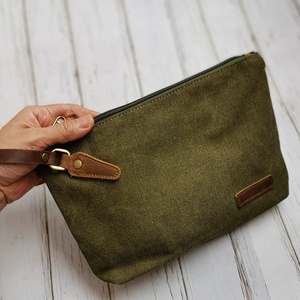 Top qualità di vendita calda di Lusso Su Ordinazione di trucco borsa Da Viaggio, Sacchetto Cosmetico, borsa di tela - Product Image 1