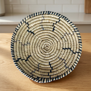 Cestas Redondas Minimalistas de Seagrass Natural de Alta Calidad, Hechas a Mano en Vietnam, Decoración Ecológica para el Hogar - Product Image 3