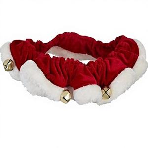 JTPAWS Ruff Pet Scrunchy |   Santa |   Peluche Festivo Navideño para Perros/Gatos |   Campanas Divertidas y Elásticas para Collares de Mascotas - Product Image 1
