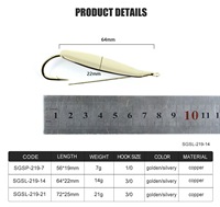 Leurre Cuillère Métallique Anti-Herbe Anti-Emmêlement pour Pêche en Eau Douce/Sale en Rivière, Lac, pour Achigan, Truite, Saumon