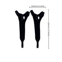 Gants avec lampe torche LED, mains libres, portables, lumières pour les doigts avec interrupteur pour la pêche, le camping, les travaux de réparation nocturnes