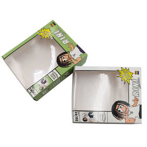 Scatola personalizzata con finestra per cappello a maglia di lana imballaggio in carta per scatola di cappello per bambino scatola di visualizzazione per la protezione per le orecchie cappello per maglieria - Product Image 3